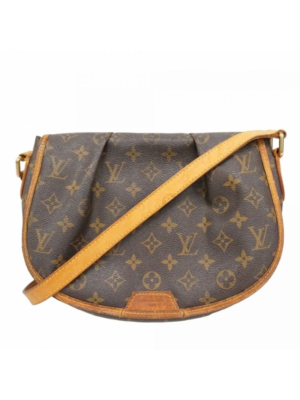 Louis Vuitton Shoulder Bag Monogram Menilmontan PM Brown